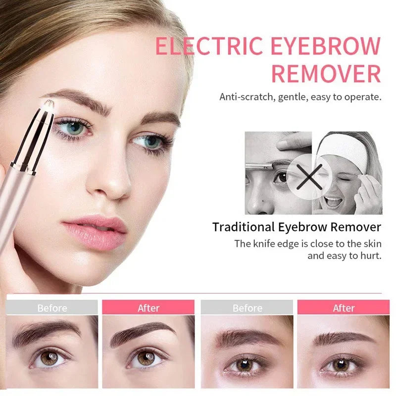 Electric Eyebrow Trimmer and Face Hair Remover